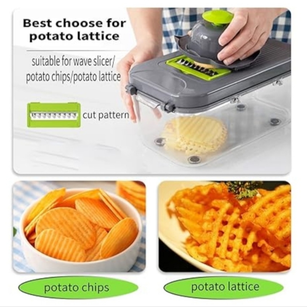 New! Vegetable Cutter With Box - Picture 2 of 7